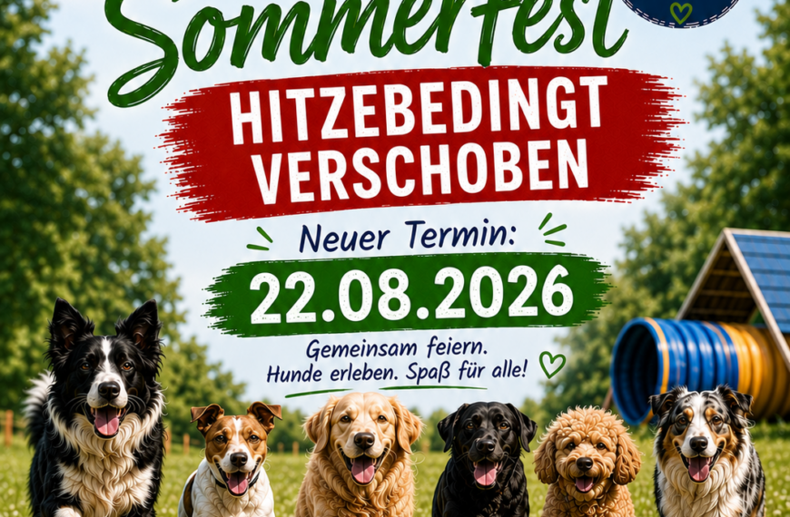 VERSCHIEBUNG: Sommerfest am 22.08.2026!